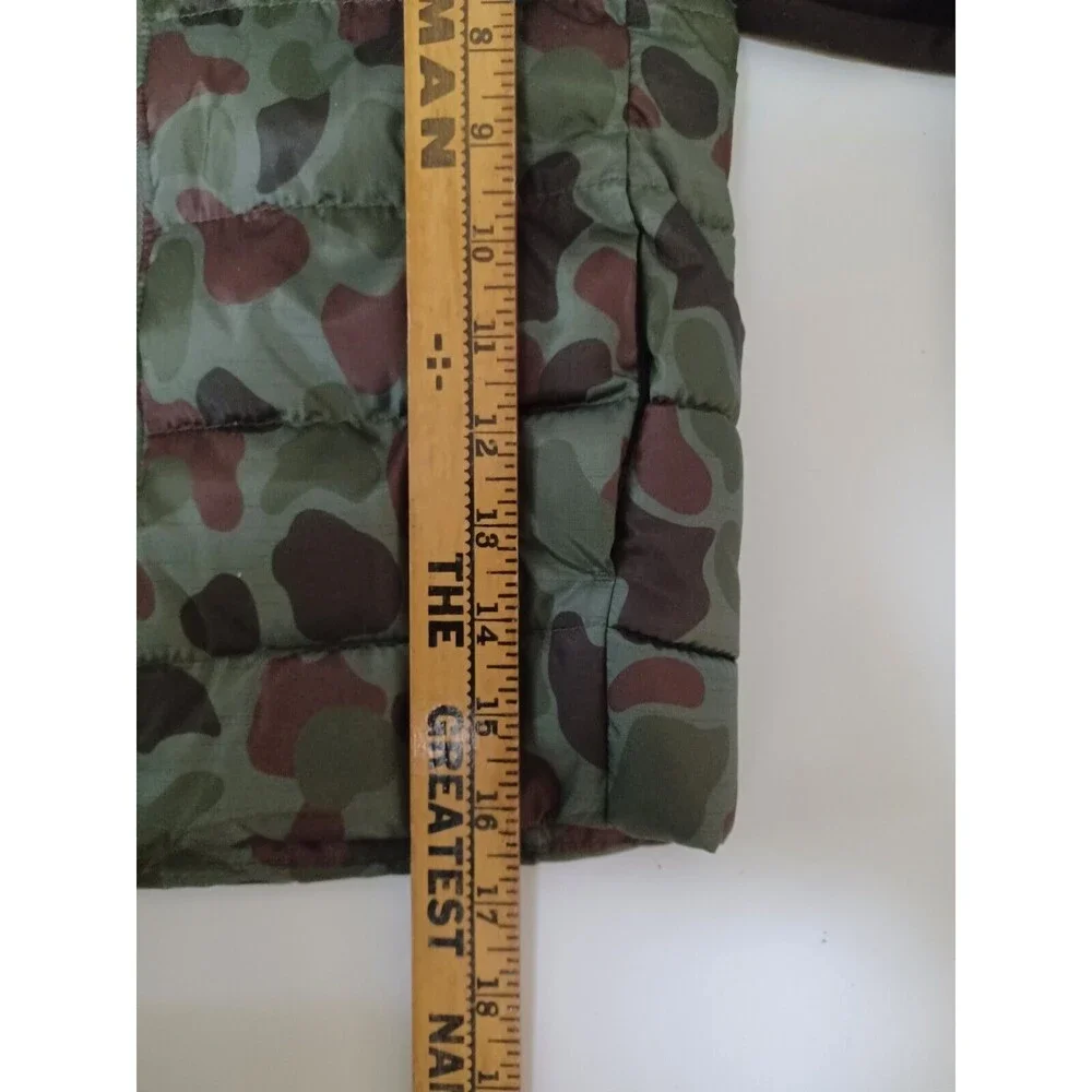 NWT Old Navy Camo Vest Hoodie Puffer Jacket Boys XS 5‎